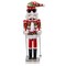 Ornativity Christmas Skier Man Nutcracker – Red and Green Wooden Nutcracker Guy with Ugly Sweater and Ski Sticks in Skiing Pose Xmas Themed Holiday Nut Cracker Doll Figure Decorations
